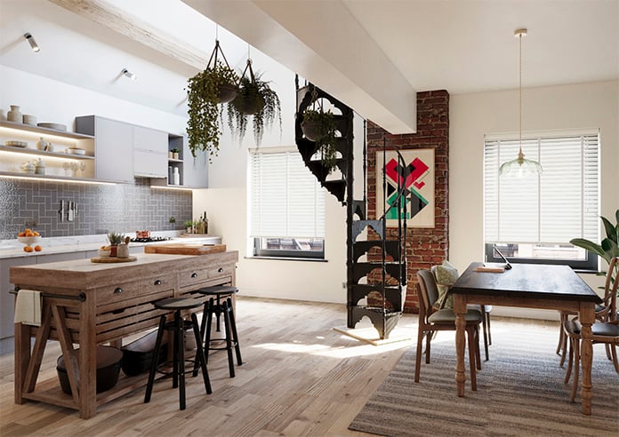 Shino Deluxe, Chalkstone - Motorised Venetian Blind - Image 6